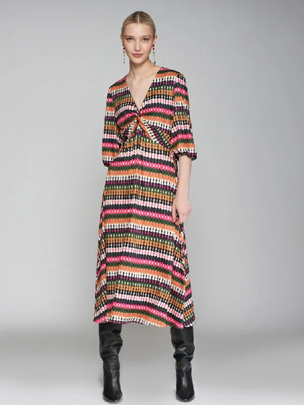 Vilagallo Geo Print Dress Multi Tunics Review highly