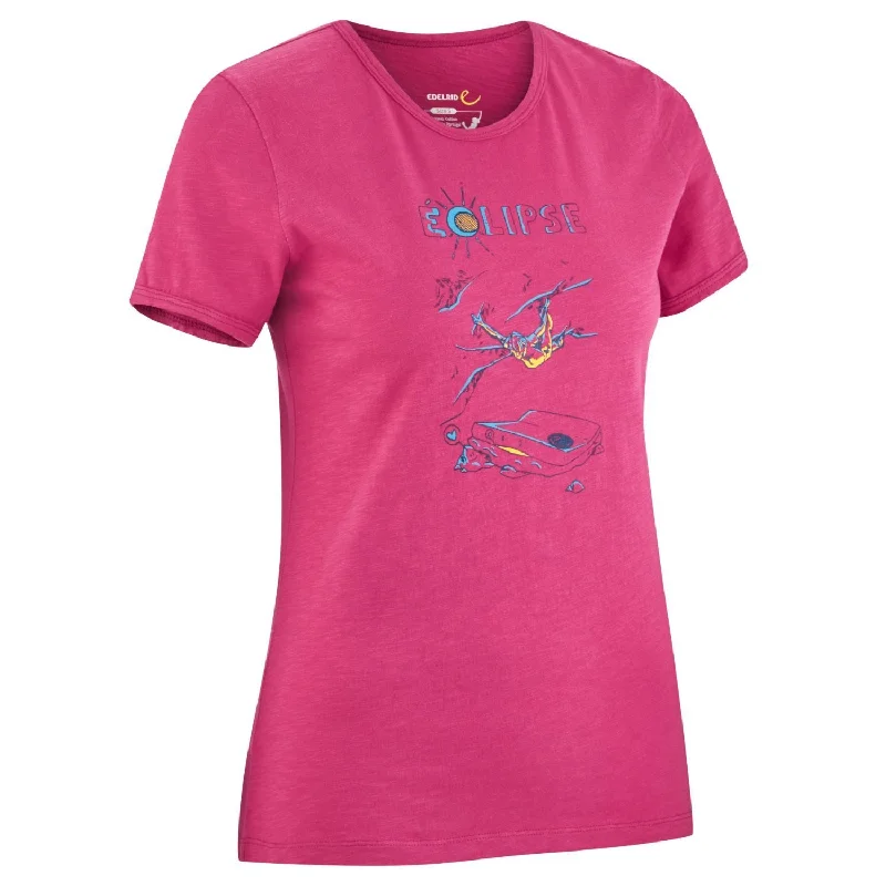 Edelrid Womens Highball Tee III - Granita Mesh Fabric Canvas Fabric Denim Fabric