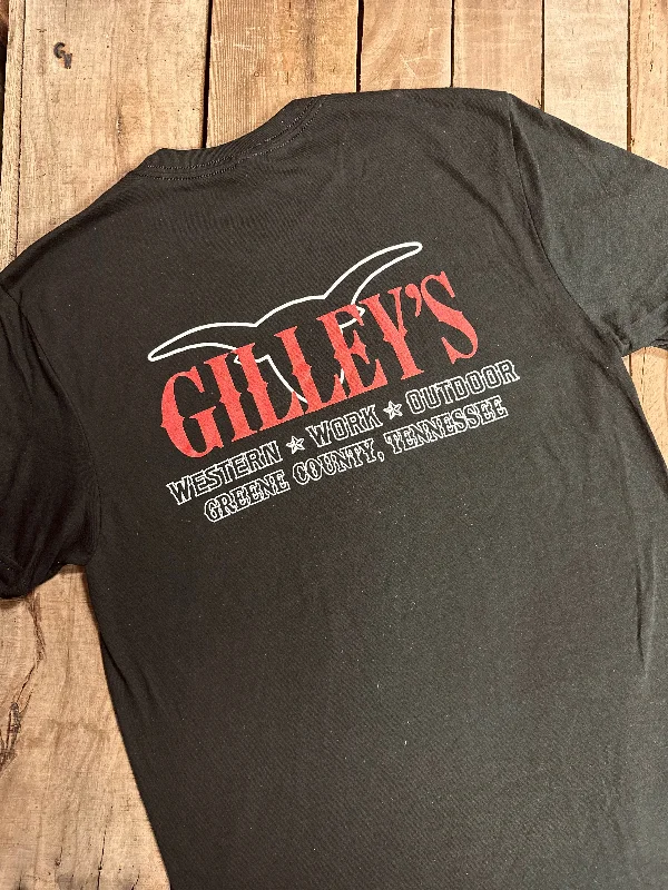 Gilley's T-Shirt - Greene County Embroidered Appliqued Beaded