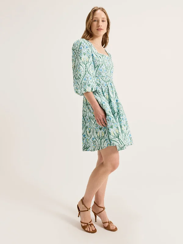 Provence Mini Dress Trendy Floral A-Line