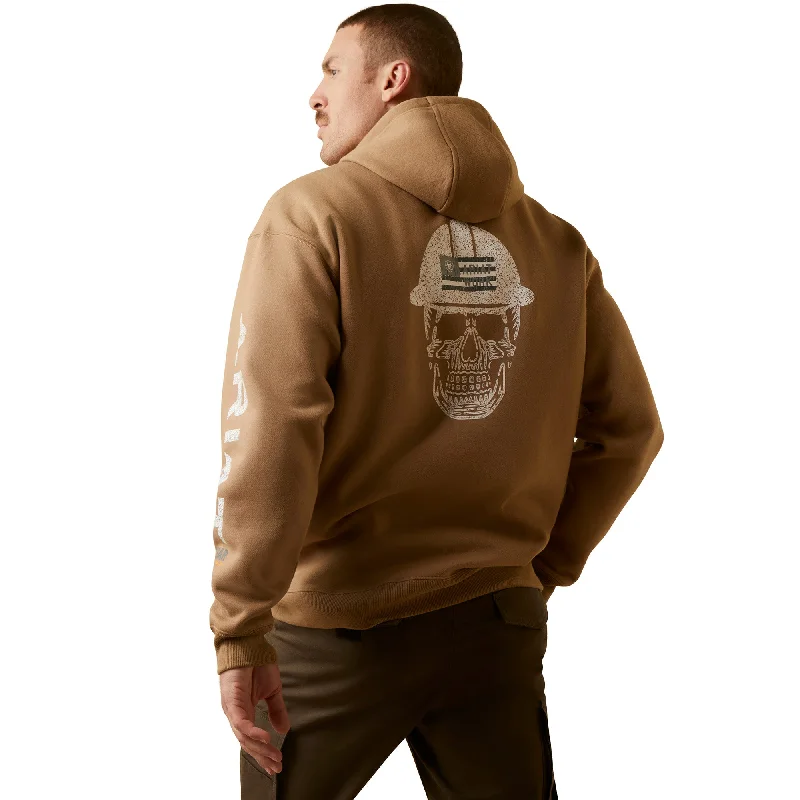 Ariat Men's Rebar Roughneck Tigers Eye Pullover Work Hoodie 10046777 Bodycon Sheath Shift