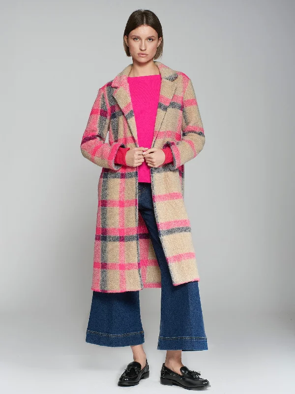 Wool Mix Knitted Coat