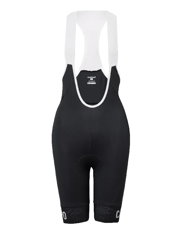 SC Donna Bib Shorts Black Sleek Cycling Shorts