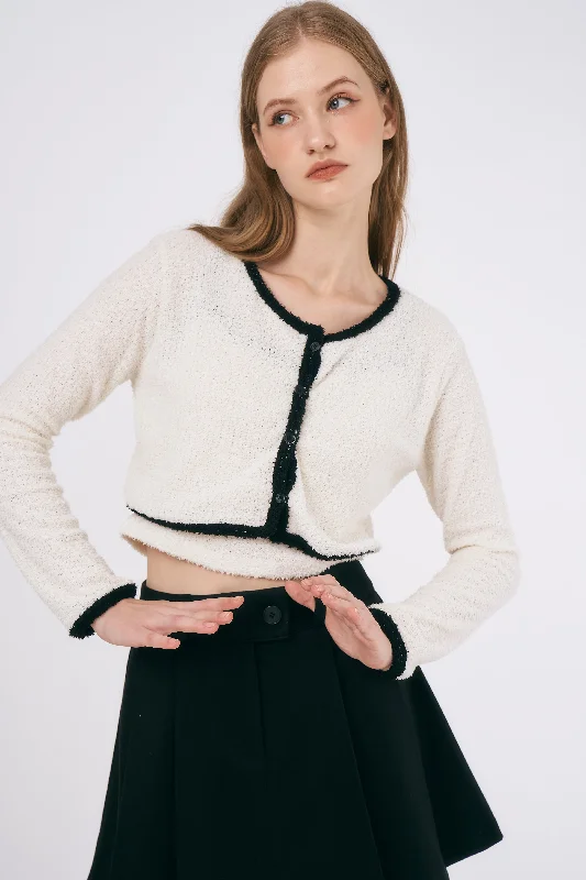 Bella Top & Cardi Set Casual Cozy Pullover