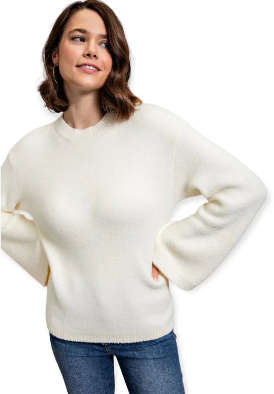 Lilian Sweater Top- Super Soft Lightweight Cashmere Knit