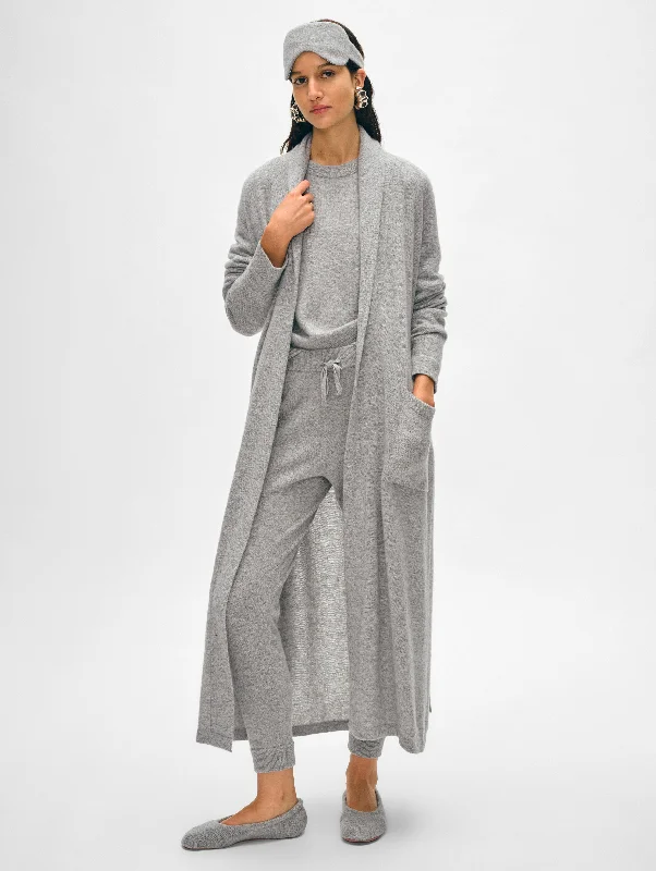 Long Cashmere Robe Soft Woolen Pullover
