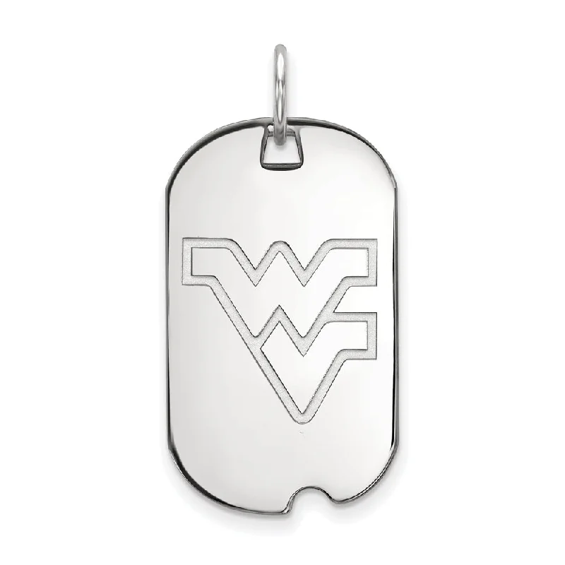 Once-A-Year Jewelry Sale – Grab Your Favorites Now 10k White Gold West Virginia U. Dog Tag Pendant