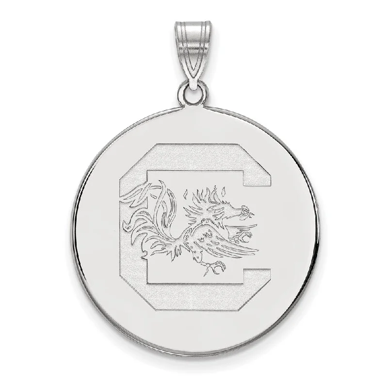 Make Every Moment Shine – Jewelry Discounts Available Sterling Silver South Carolina XL Disc Pendant