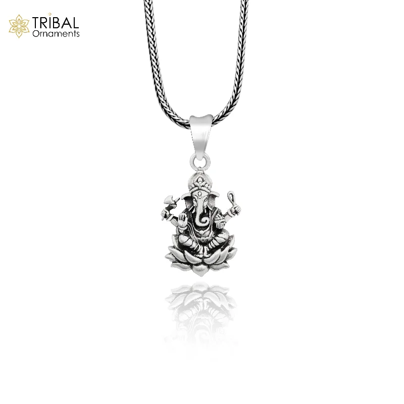 Timeless Jewelry Styles At Wallet-Friendly Prices Stunning 925 sterling silver handmade vintage blessing Ganesha pendant, amazing stylish unisex pendant locket personalized jewelry ssp510